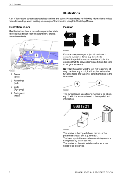 Volvo Penta TAD134135X GEVE, TAD136137X VE Group 21-26 Workshop Manual - Image 5