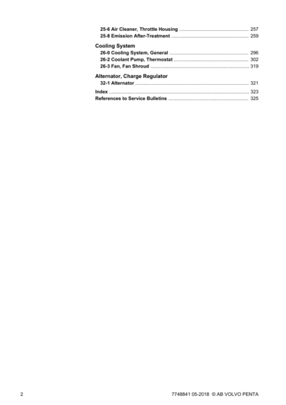 Volvo Penta TAD134135X GEVE, TAD136137X VE Group 21-26 Workshop Manual - Image 4