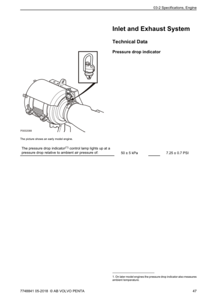 Volvo Penta TAD134135X GEVE, TAD136137X VE Group 21-26 Workshop Manual - Image 10