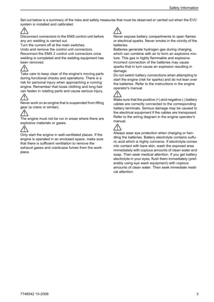 Volvo Penta TAD1341GE- TAD1353GE, TAD1340VE- TAD1345VE EMS 2 Industrial Engines Installation Manual - Image 5