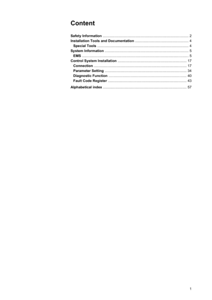Volvo Penta TAD1341GE- TAD1353GE, TAD1340VE- TAD1345VE EMS 2 Industrial Engines Installation Manual - Image 3