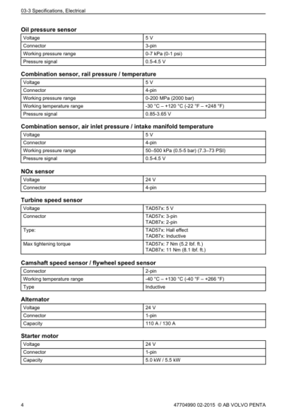 Volvo Penta TAD570VE- TAD873VE Group 21-26 Workshop Manual - Image 6