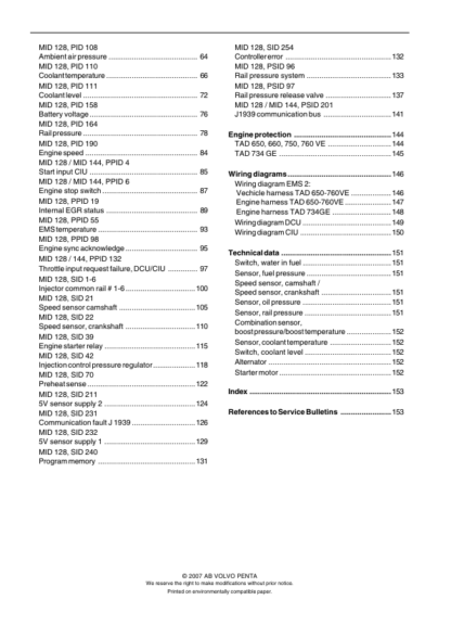 Volvo Penta TAD650VE- TAD760VE Group 30 Woskshop Manual - Image 4