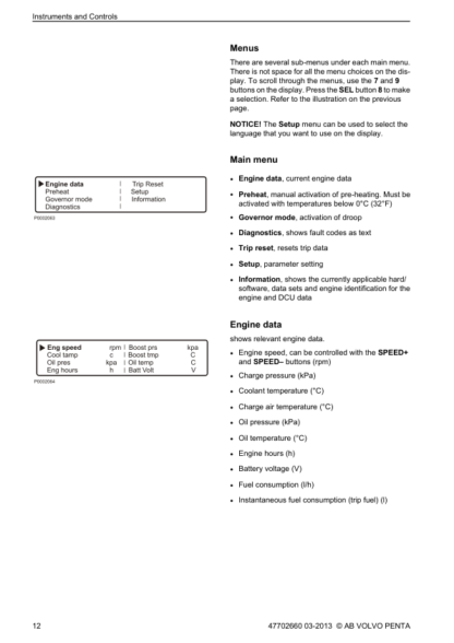 Volvo Penta TAD734GE 9 Lliter(EMS 2) Operators Manual - Image 6