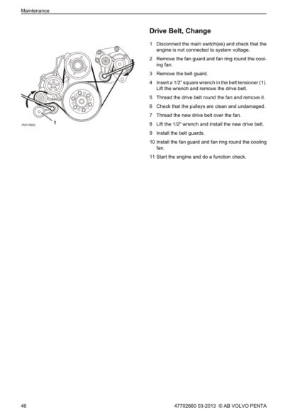 Volvo Penta TAD734GE 9 Lliter(EMS 2) Operators Manual - Image 8