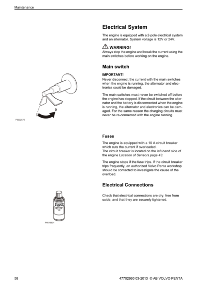 Volvo Penta TAD734GE 9 Lliter(EMS 2) Operators Manual - Image 9