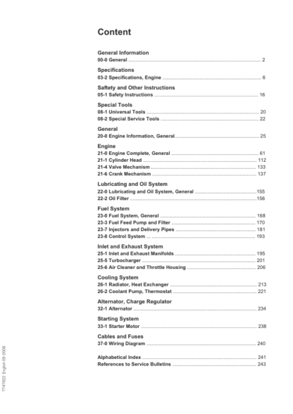 Volvo Penta TAD734GE Engine Workshop and Repair Manual - Image 4