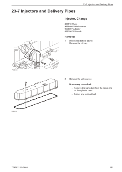 Volvo Penta TAD734GE Group 0-08, 20-26,32-37 Workshop Manual - Image 10