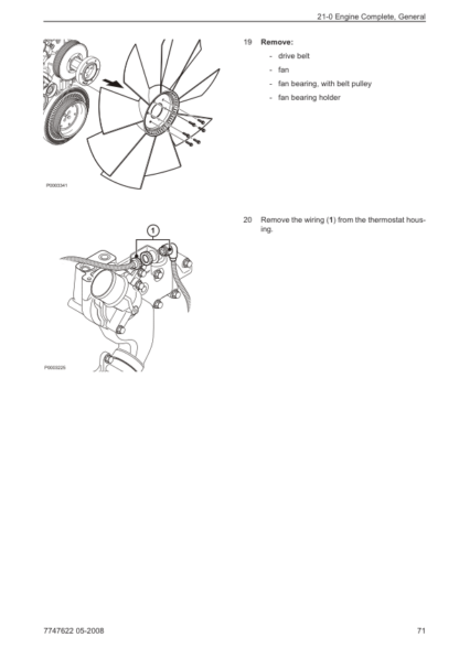 Volvo Penta TAD734GE Group 0-08, 20-26,32-37 Workshop Manual - Image 13