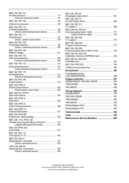 Volvo Penta TAD950VE-TAD1650VE Group 30 Workshop Manual - Image 4