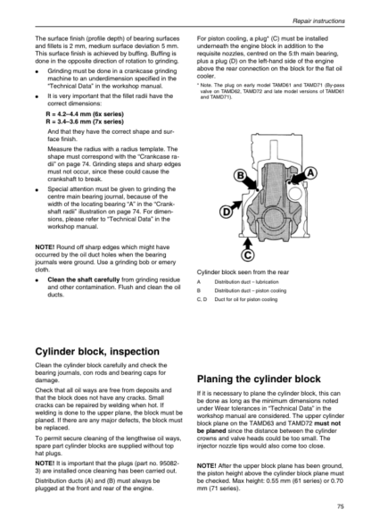 Volvo Penta TAMD61A- TAMD72WJ-A Engine Workshop Manual - Image 12