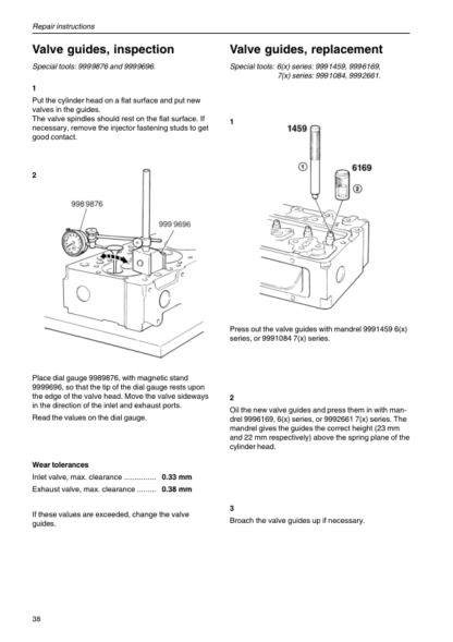 Volvo Penta TAMD61A- TAMD72WJ-A Engine Workshop Manual - Image 9