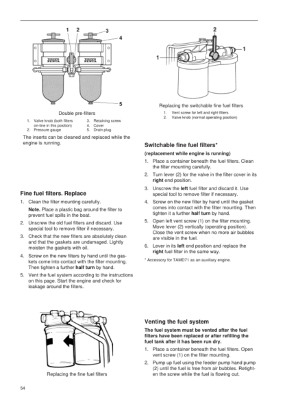 Volvo Penta TAMD63LP, TAMD71B, TAMD73PWJ, TAMD74CLP Instruction Manual - Image 9