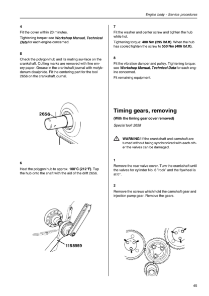 Volvo Penta TD1030ME VE- TAD1232GE Group 20-26 Workshop Manual - Image 9