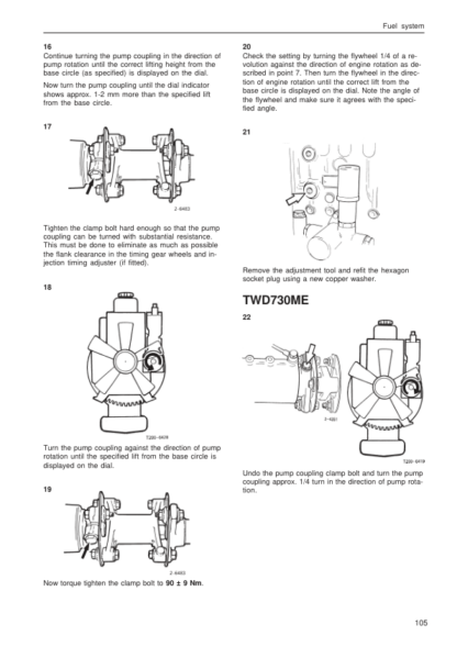Volvo Penta TD61G P V, TD TWD630ME VE, TD TWD730ME VE, TAD TWD740GE VE Woskshop Manual - Image 5