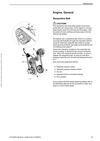 Volvo Penta V8-270, V8-225, V8-300, V8-320 Operators Manual - Image 11
