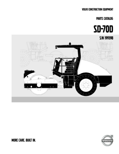 Volvo SD-70D Vibratory Compactor Parts Catalog - Image 2