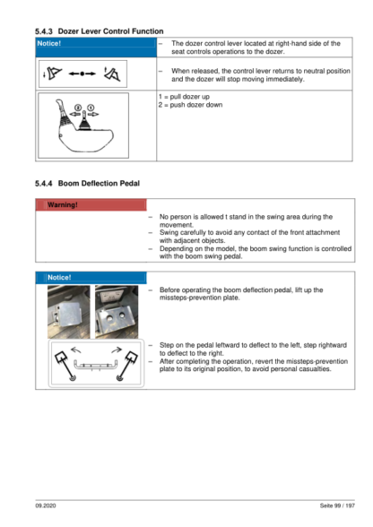 XCMG XE17E Excavator Operator Manual - Image 9
