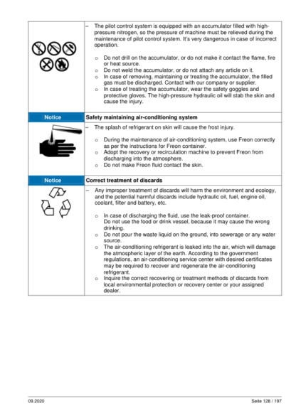 XCMG XE17U Operator Manual - Image 9