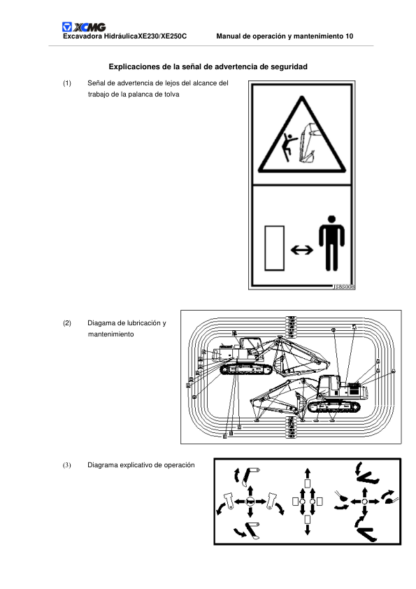 XCMG XE230 XE250C Excavator Service Manual - Image 8