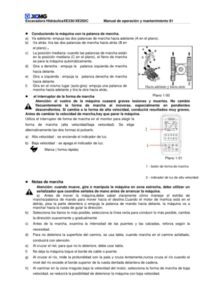 XCMG XE230 XE250C Excavator Service Manual - Image 14