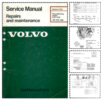 Volvo Engine B27A Service Manual