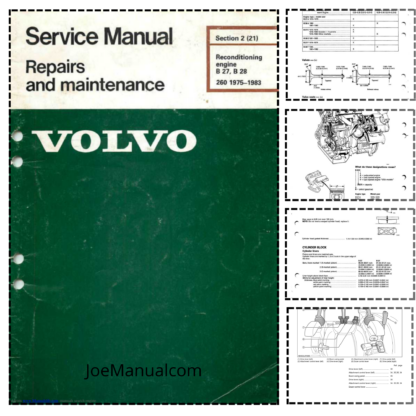 Volvo Engine B27A Service Manual