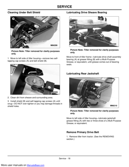 John Deere 30-Inch Mechanical Tiller Operators Manual - Image 6