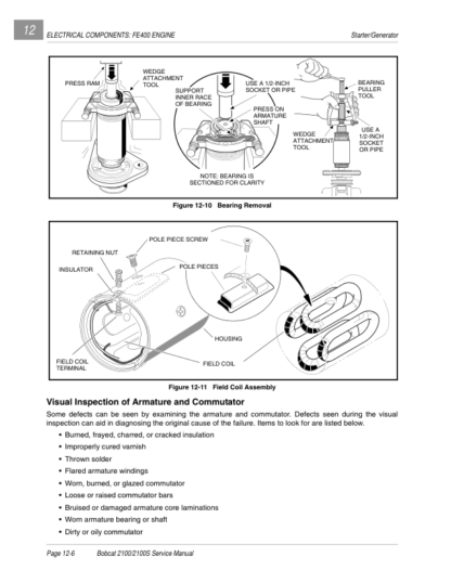 Bobcat 2100 2100S Utility Vehicle Service Manual 6901987 - Image 8