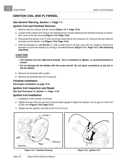 Bobcat 2100 2100S Utility Vehicle Service Manual 6901987 - Image 10