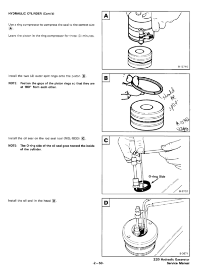 Bobcat 220 Excavator Service Manual SN 15001 - Image 13