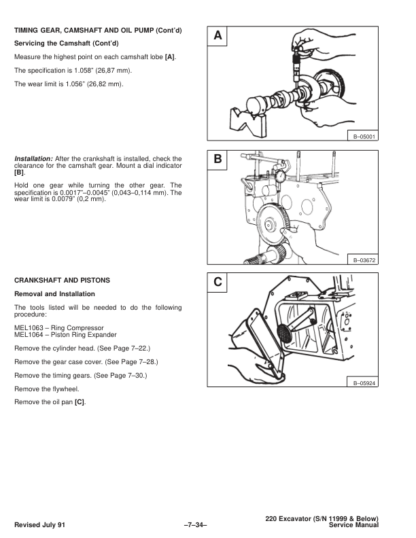 Bobcat X220 Excavator Service Manual SN 508211999 - Image 11
