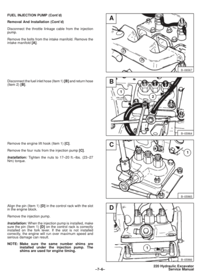 Bobcat X220 Excavator Service Manual SN 508212001 - Image 10