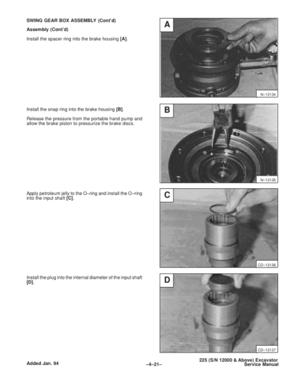 Bobcat X225 Excavator Service Manual SN 508312000 - Image 6