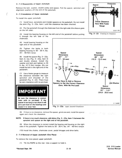 Bobcat 310 313 Skid Steer Loader Service Manual - Image 10