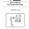 Bobcat 319 Excavator Service Manual SN 563311001 - Image 2