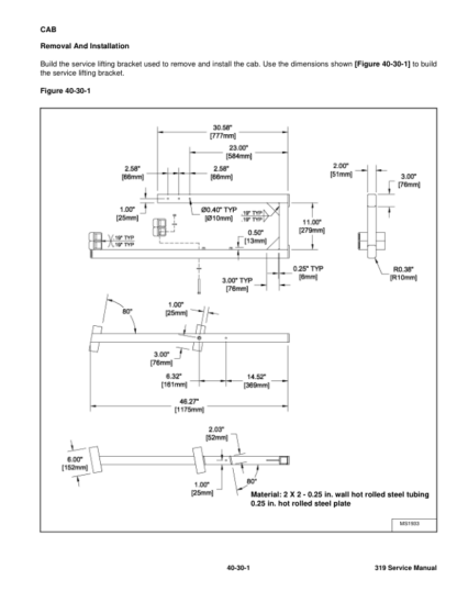 Bobcat 319 Excavator Service Manual SN 563311001 - Image 10