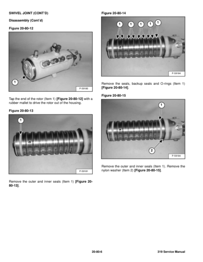 Bobcat 319 Excavator Service Manual SN 563311001 - Image 9