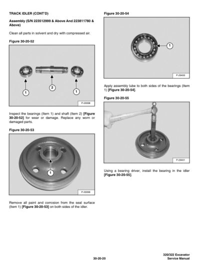 Bobcat 320 320L 322 Excavator Service Manual SN 223811001 223511001 - Image 8