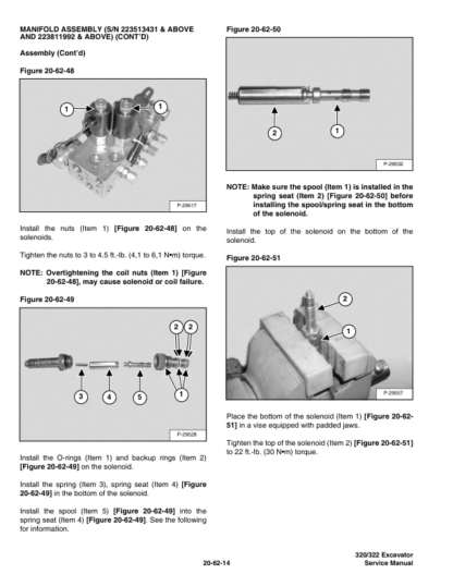 Bobcat 320 320L 322 Excavator Service Manual SN 223811001 223511001 - Image 6
