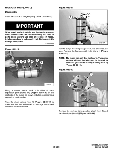 Bobcat 320 320L Excavator Service Manual SN 224511001 - Image 7