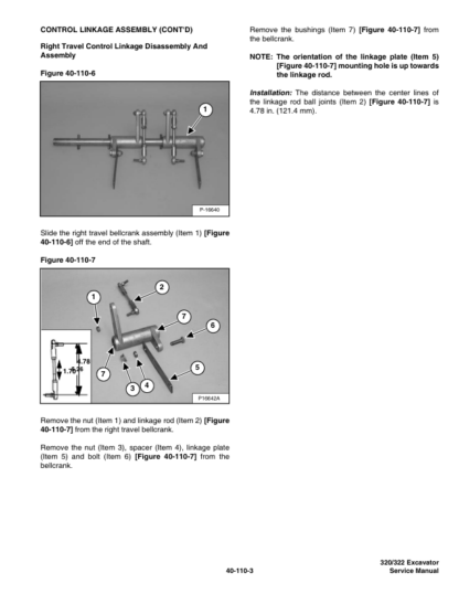 Bobcat 320 322 Excavator Service Manual SN 223911001 224011001 - Image 8