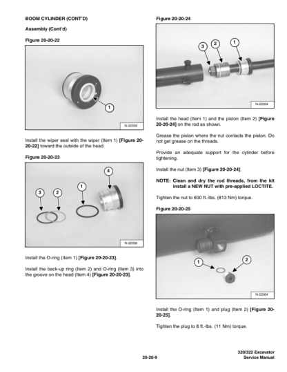 Bobcat 320 322 Excavator Service Manual SN 223911001 224011001 - Image 11