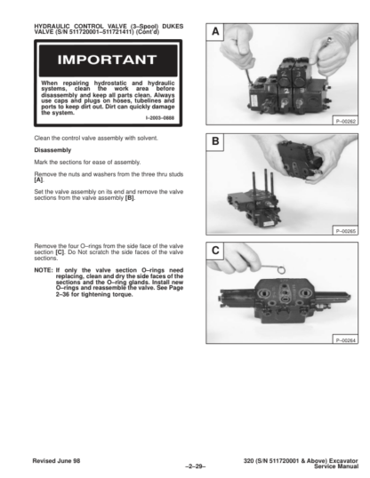 Bobcat X320 Excavator Service Manual SN 511720001 - Image 11
