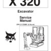 Bobcat X320 Excavator Service Manual SN 511720001 - Image 2