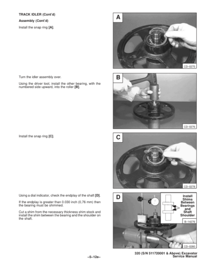 Bobcat X320 Excavator Service Manual SN 511720001 - Image 10