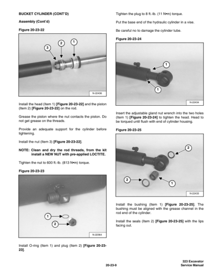 Bobcat 323 Excavator Service Manual SN 562411001 (11-06) - Image 7