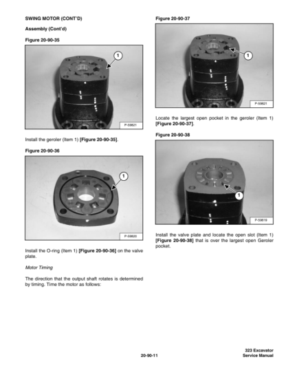 Bobcat 323 Excavator Service Manual SN 562411001 (11-06) - Image 9