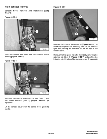 Bobcat 323 Excavator Service Manual SN 562411001 (11-06) - Image 10