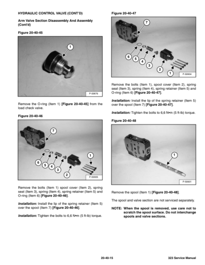Bobcat 323 Excavator Service Manual SN 562411001 (6-11) - Image 8